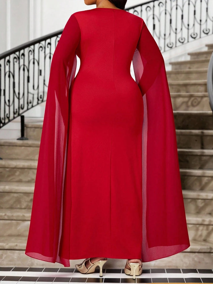 Rochie maxi SHEIN, roșu