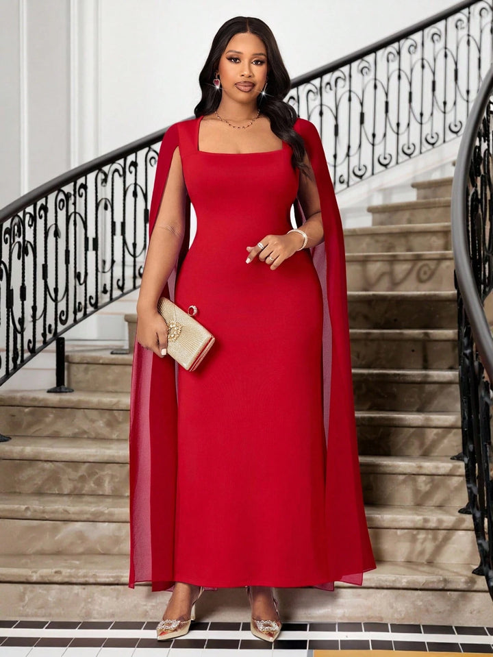 Rochie maxi SHEIN, roșu