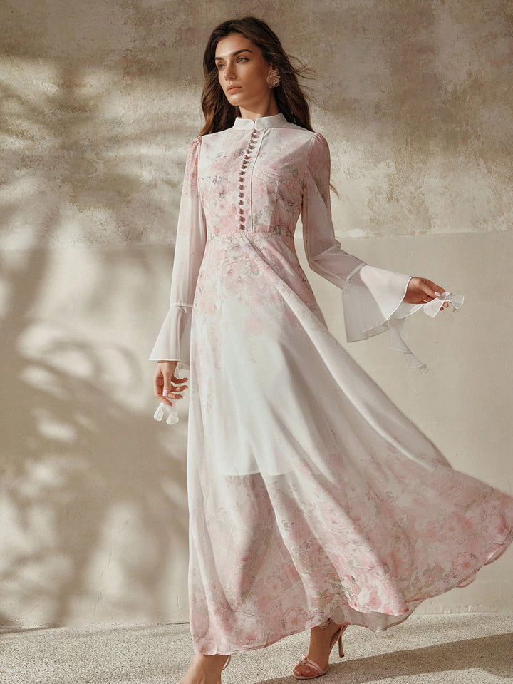 Rochie maxi SHEIN, alb
