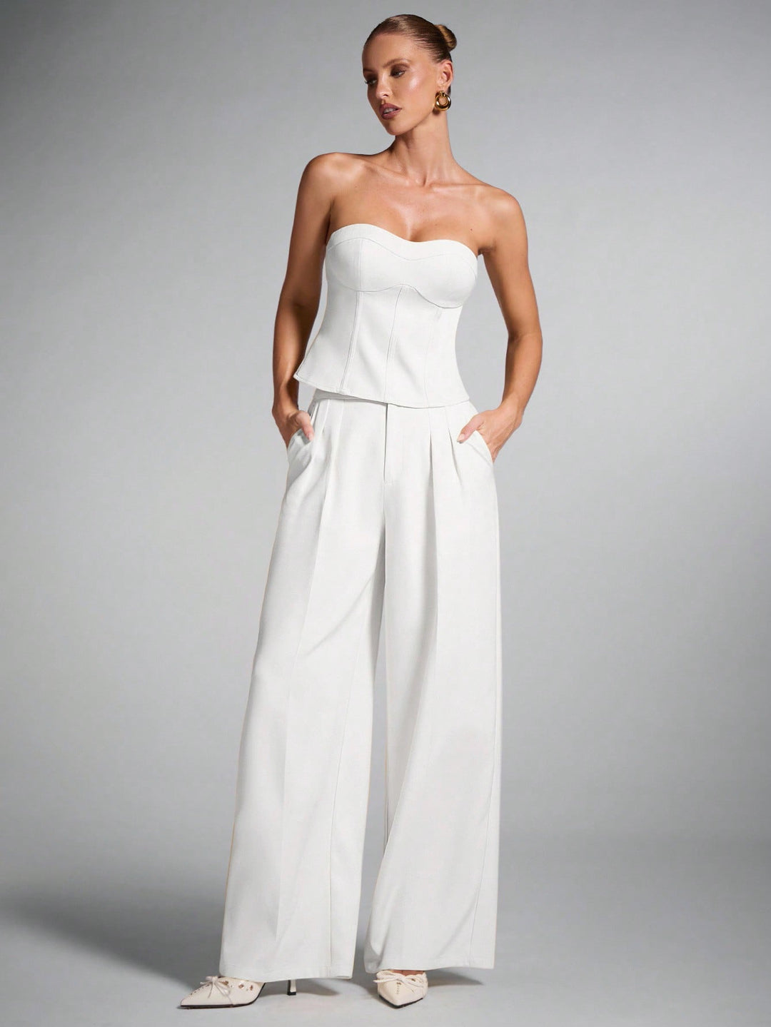 Costum SHEIN, alb