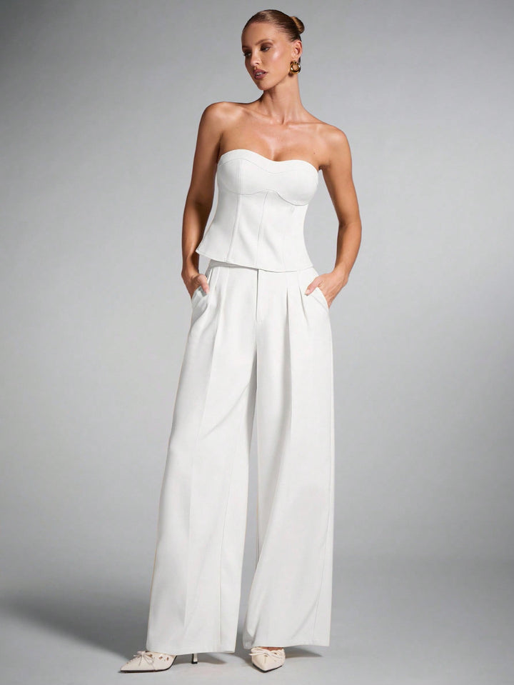 Costum SHEIN, alb