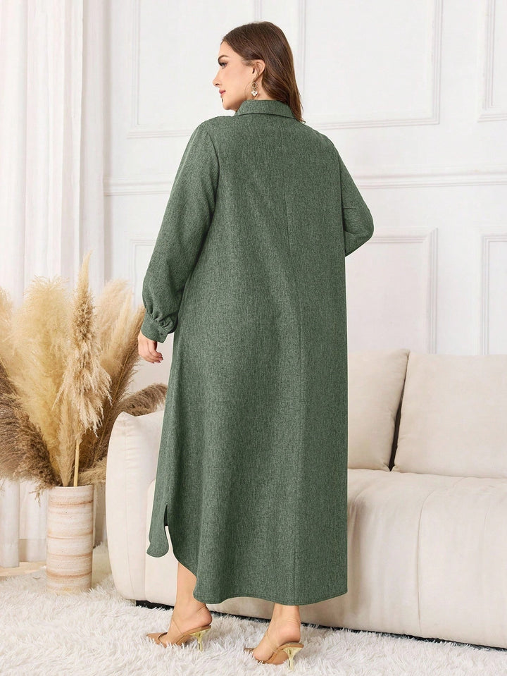 SHEIN maxi ruha, zöld