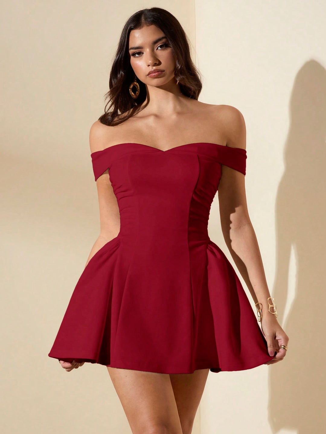 Rochie mini SHEIN, vișiniu