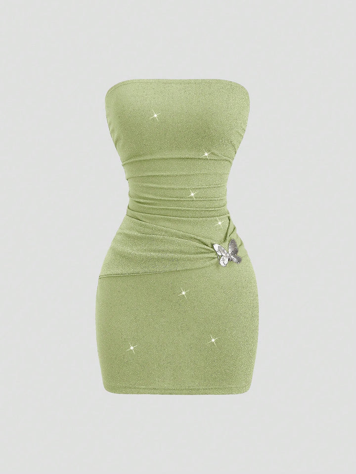 Rochie mini SHEIN, verde
