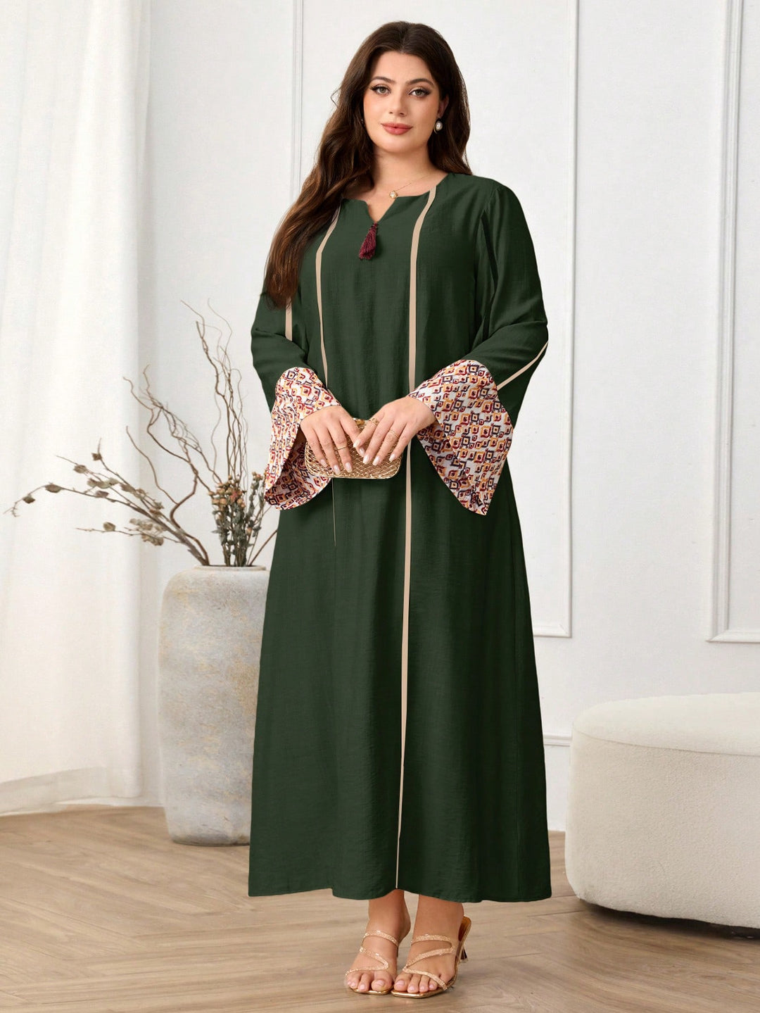 Rochie SHEIN, kaki