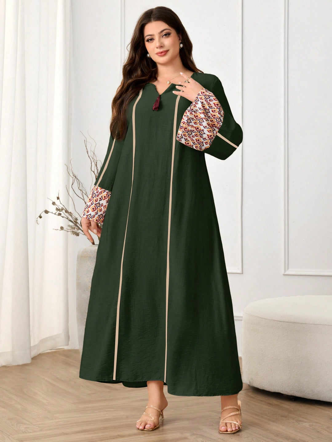 Rochie SHEIN, kaki