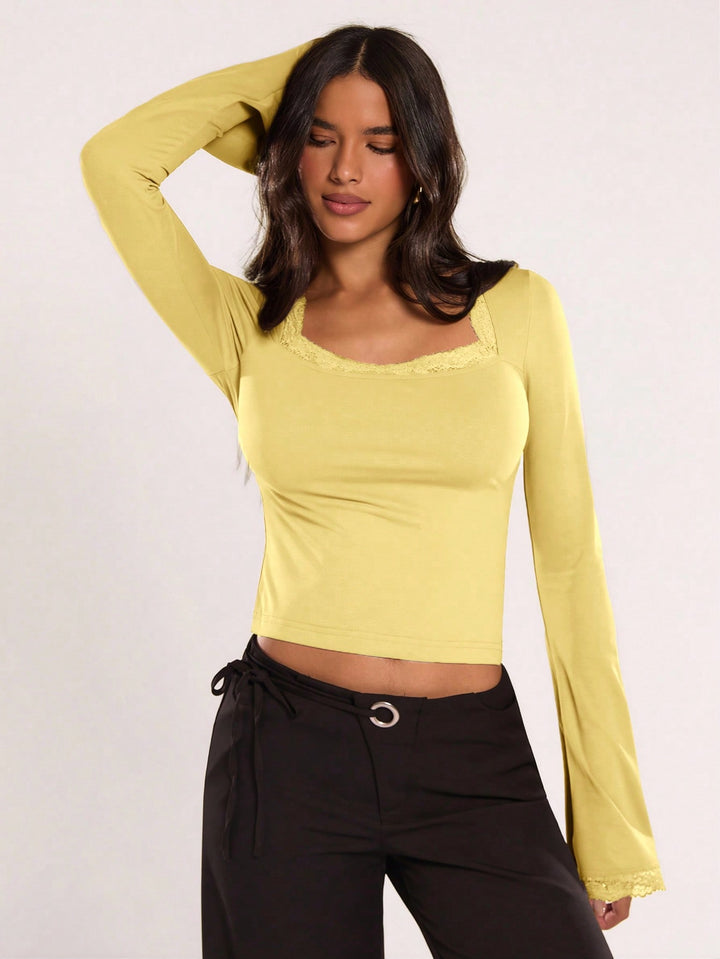 Tricou SHEIN, galben