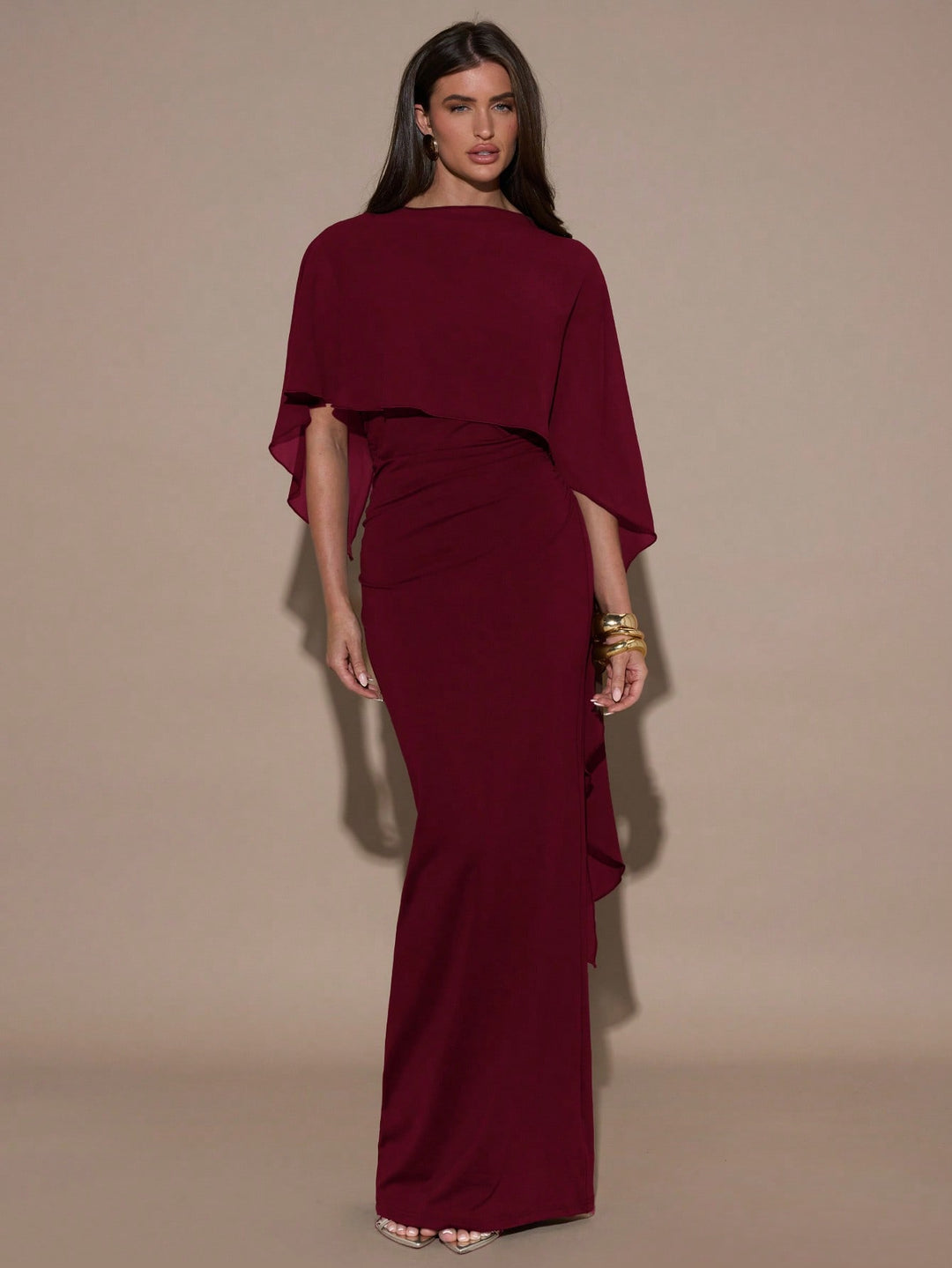 Rochie maxi SHEIN, vișiniu