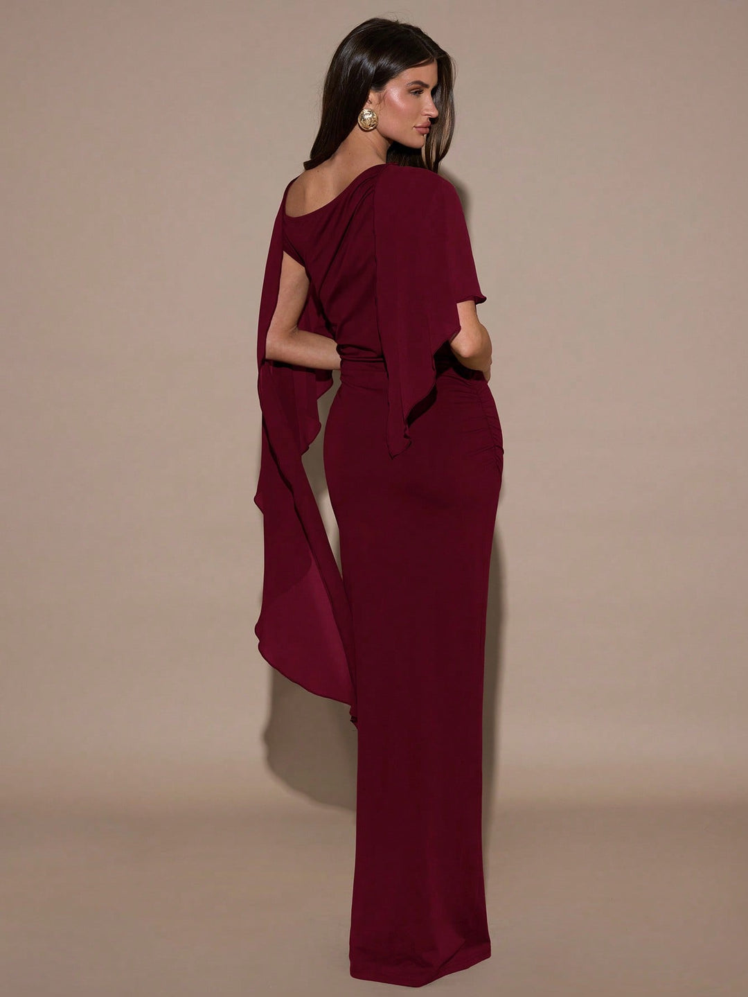 Rochie maxi SHEIN, vișiniu