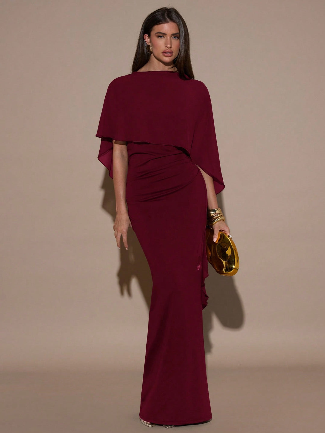Rochie maxi SHEIN, vișiniu