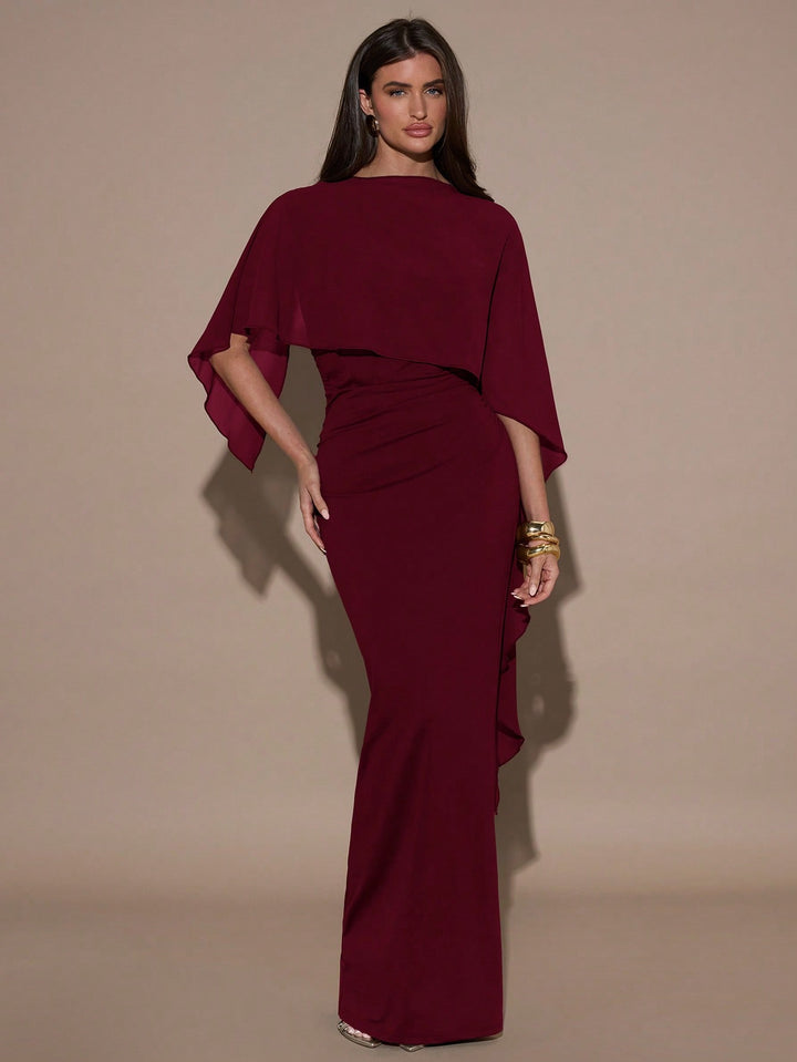 Rochie maxi SHEIN, vișiniu