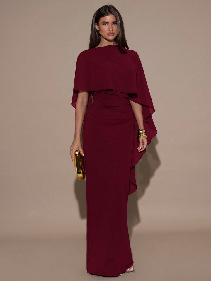 Rochie maxi SHEIN, vișiniu