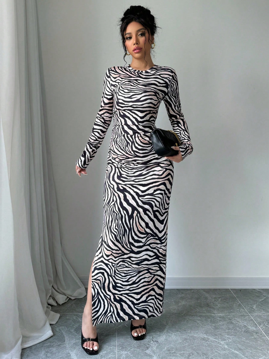 Rochie maxi SHEIN, mix culori