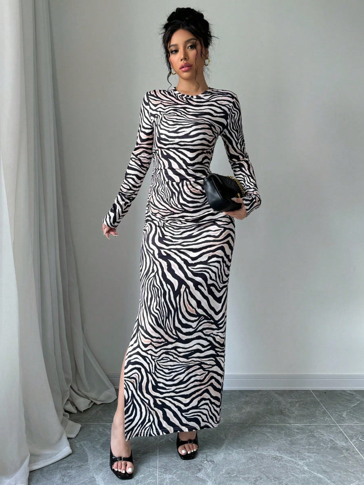 Rochie maxi SHEIN, mix culori