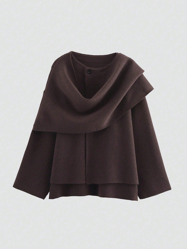 Cardigan SHEIN, maro