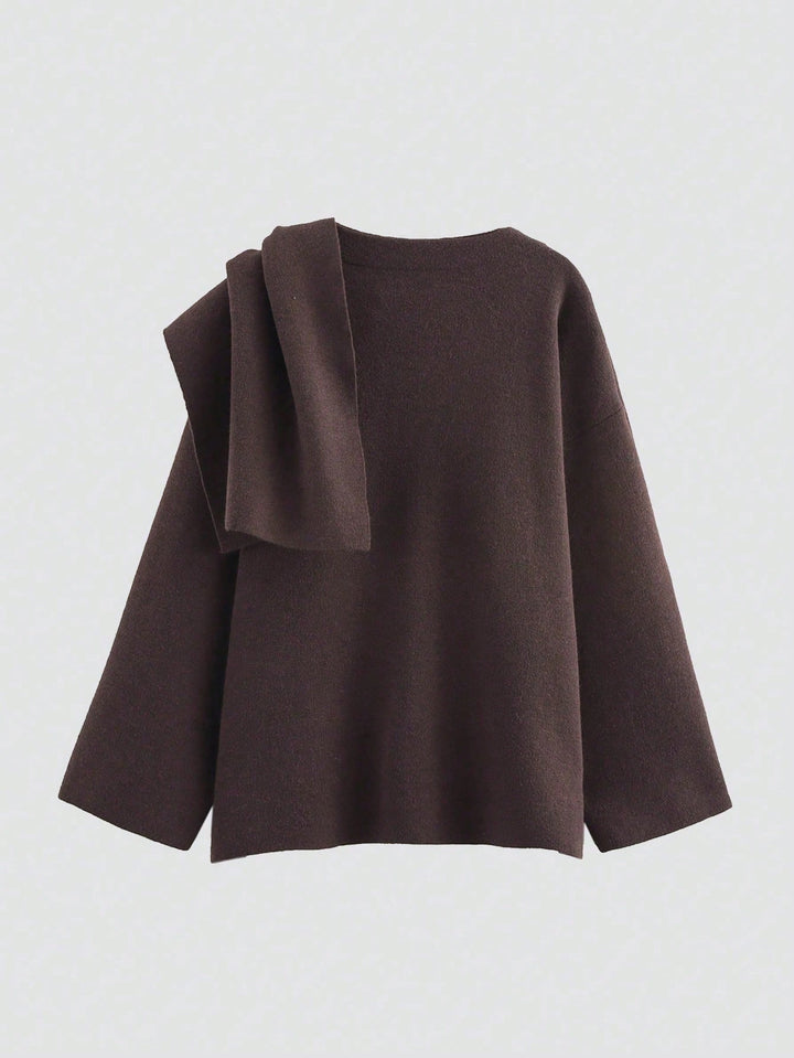 Cardigan SHEIN, maro