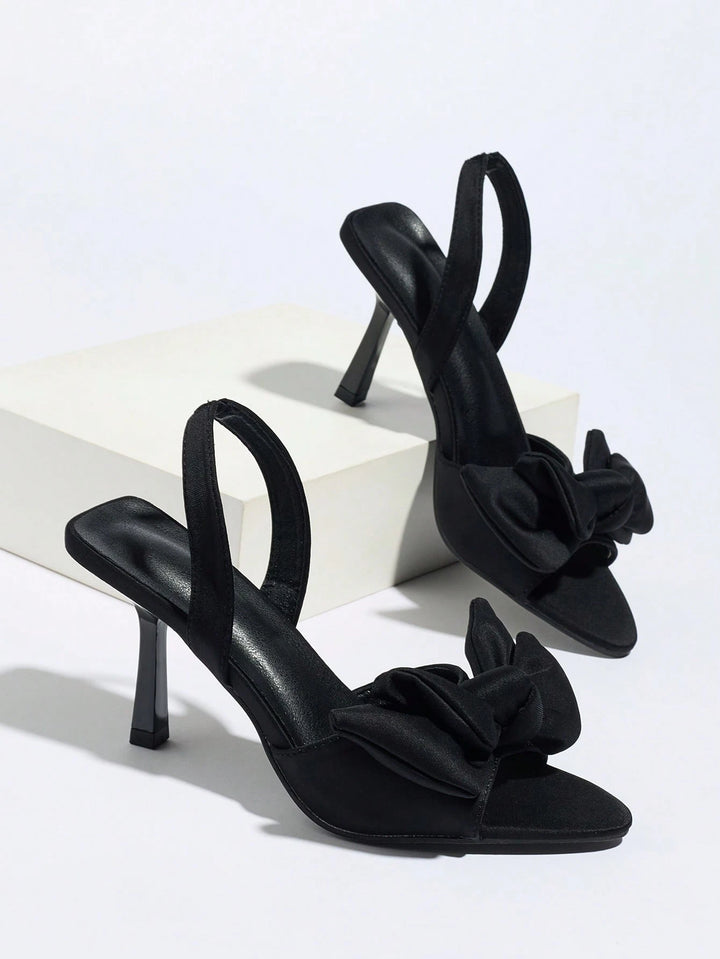 Pantofi cu toc SHEIN, negru