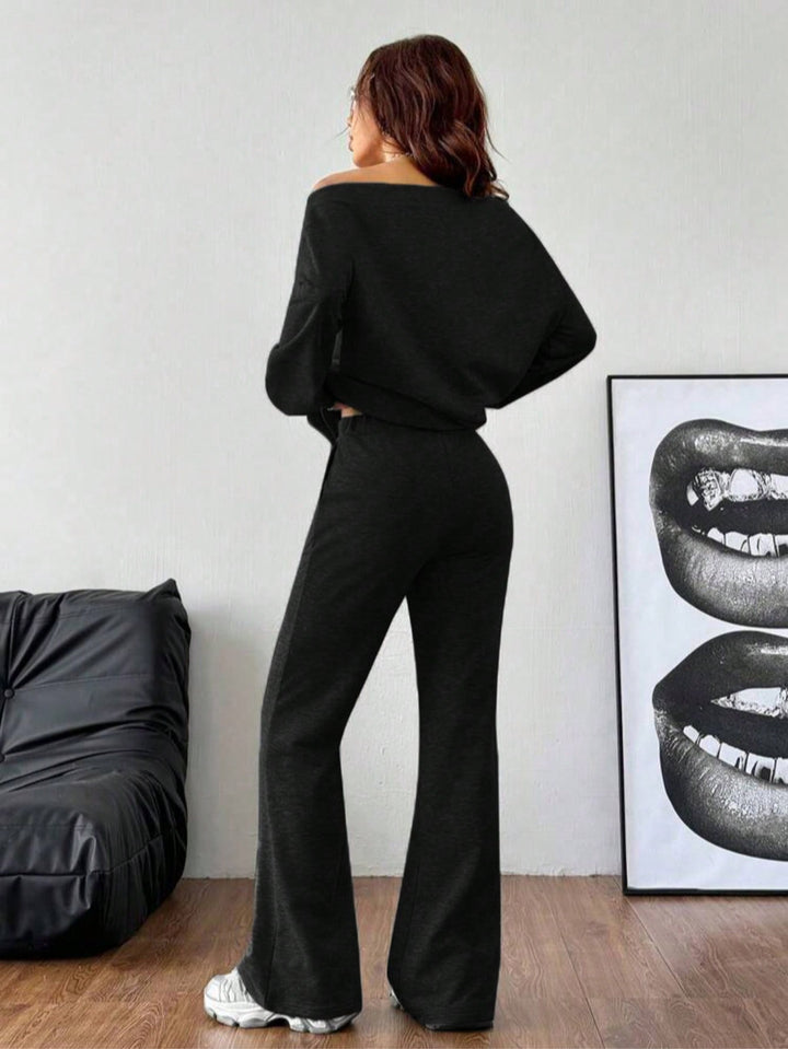 Set pijamale SHEIN, negru