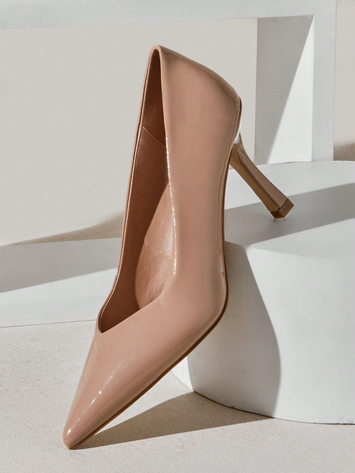 SHEIN Orange Heeled Shoes