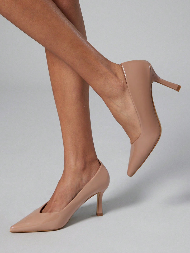 SHEIN Orange Heeled Shoes