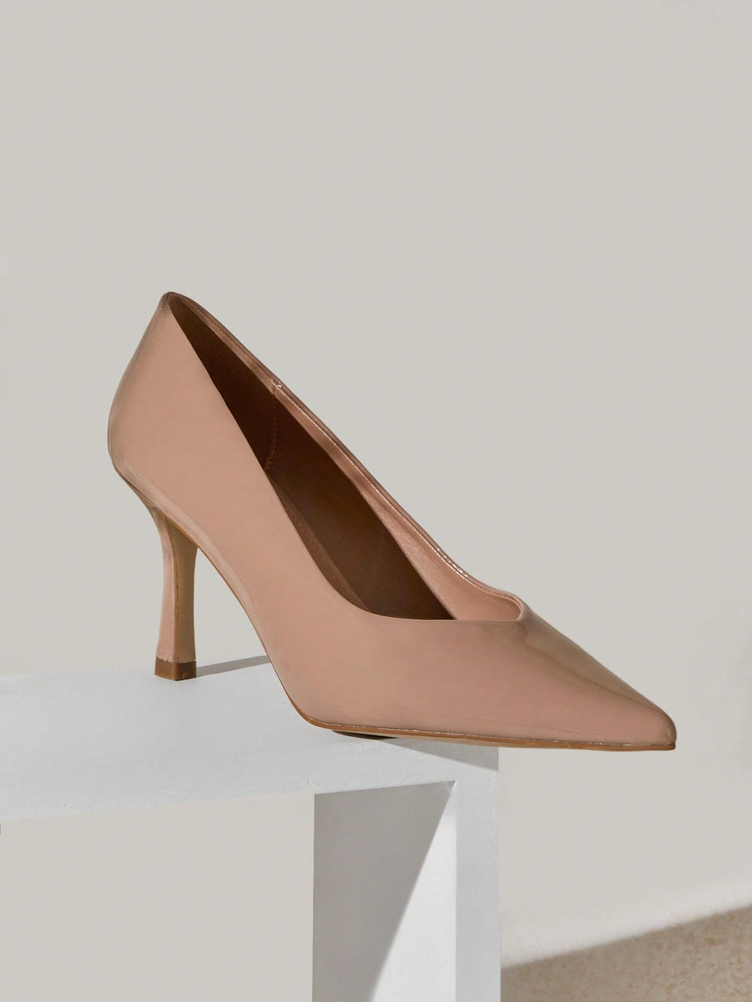 SHEIN Orange Heeled Shoes
