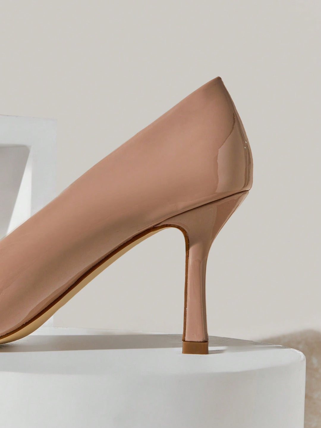 SHEIN Orange Heeled Shoes