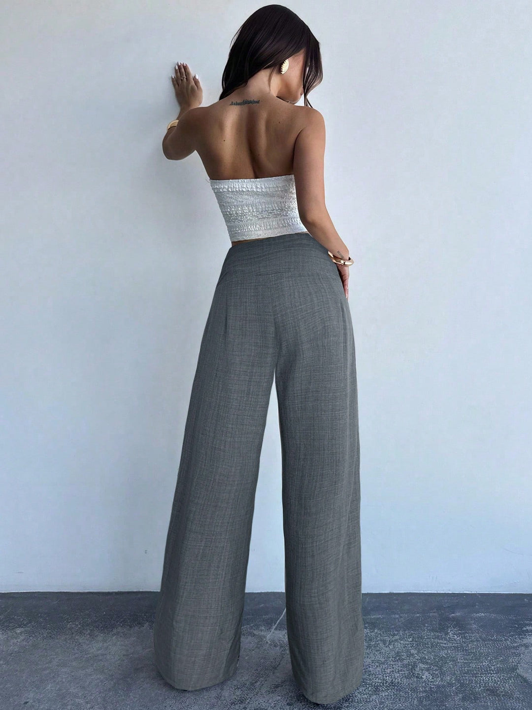 Pantaloni SHEIN, gri