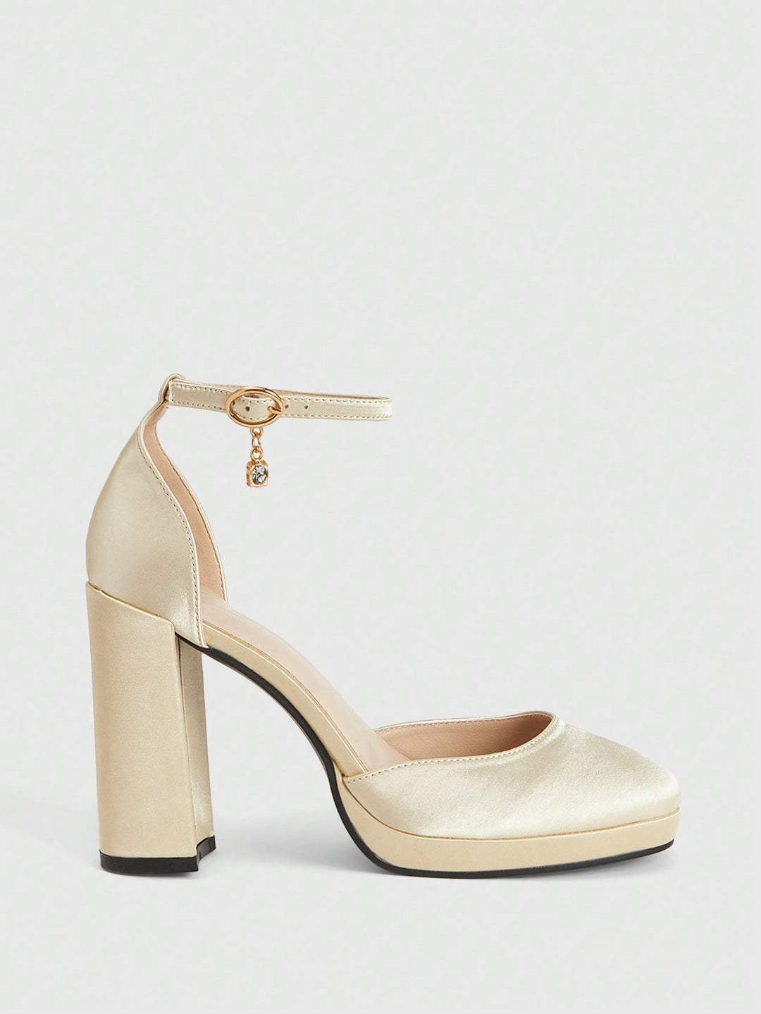 Pantofi cu toc SHEIN, bej