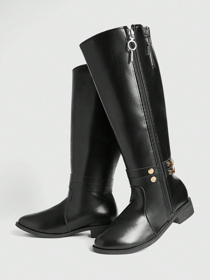 SHEIN csizma, fekete