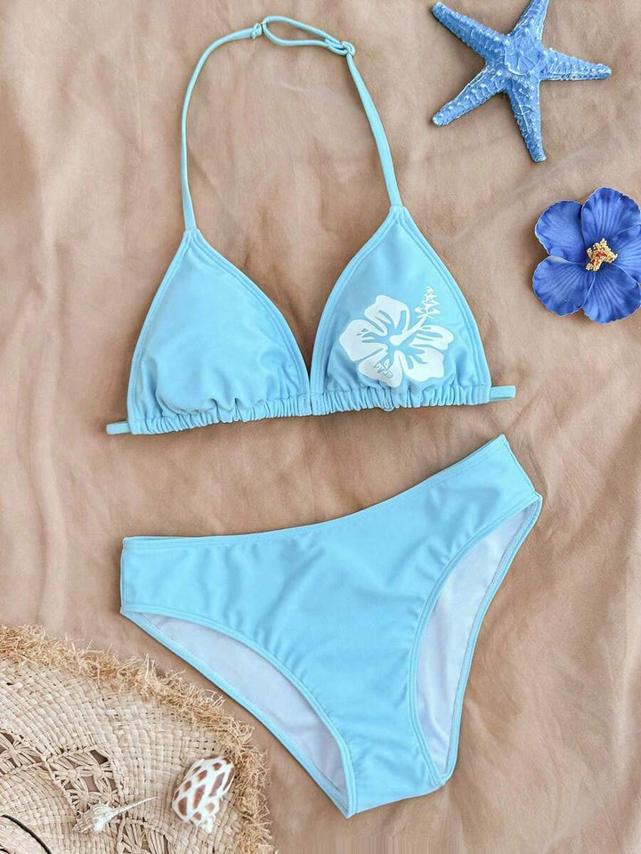 Costum de baie SHEIN, albastru