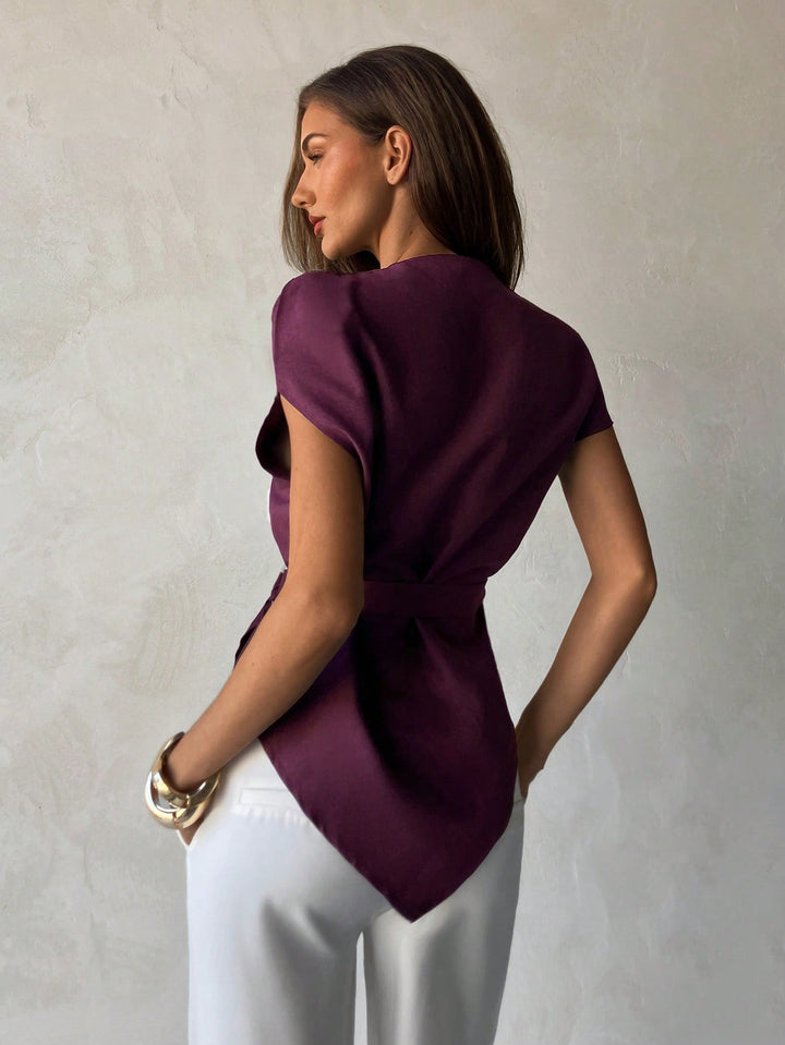 Bluza SHEIN, vișiniu