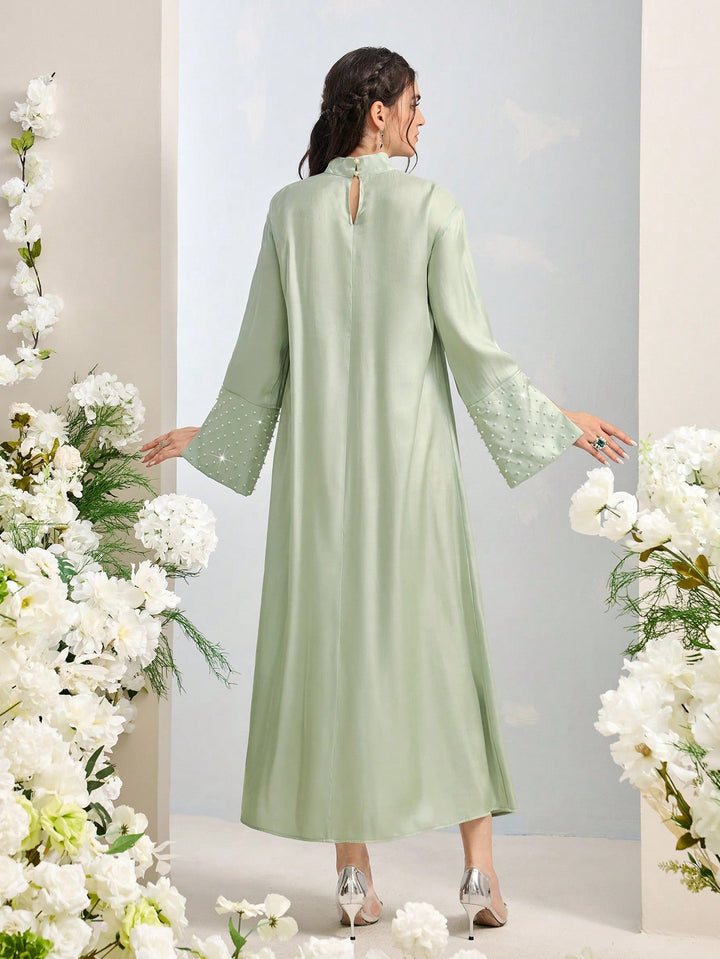 Set caftan și jalabiya SHEIN, verde