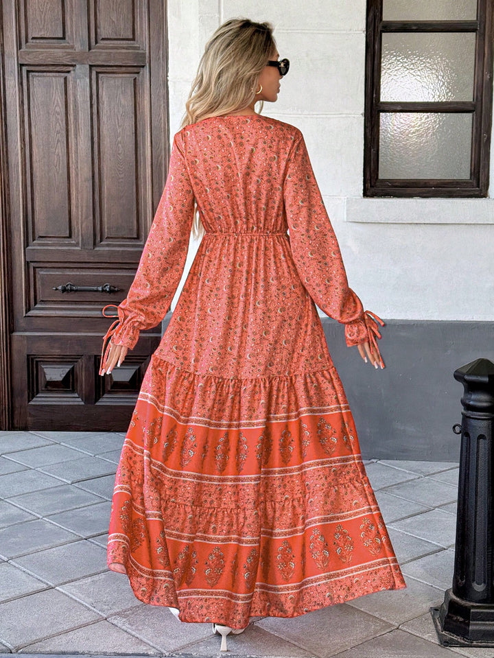 Rochie maxi SHEIN, portocaliu