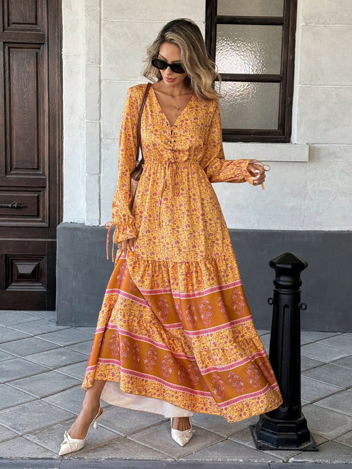 Rochie maxi SHEIN, galben