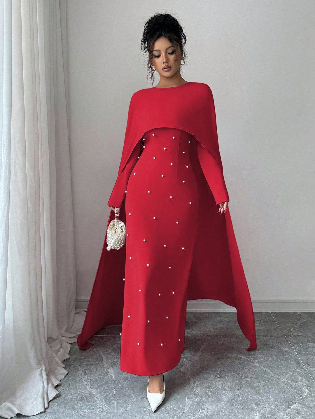 Rochie maxi SHEIN, roșu