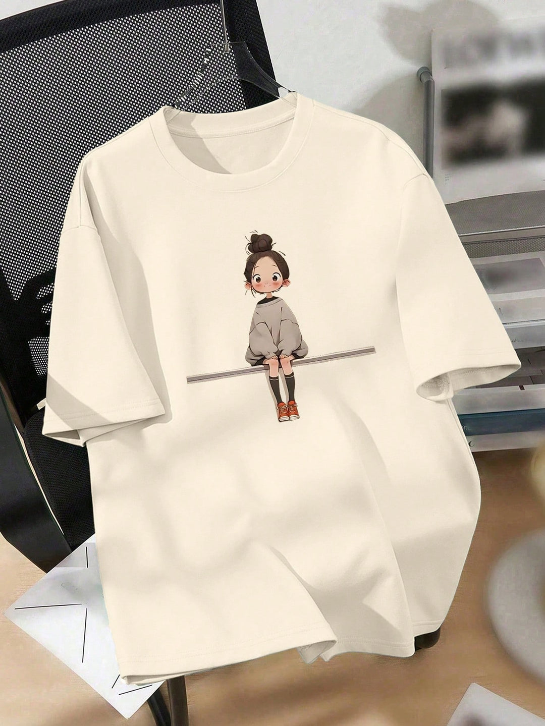 Tricou SHEIN, bej