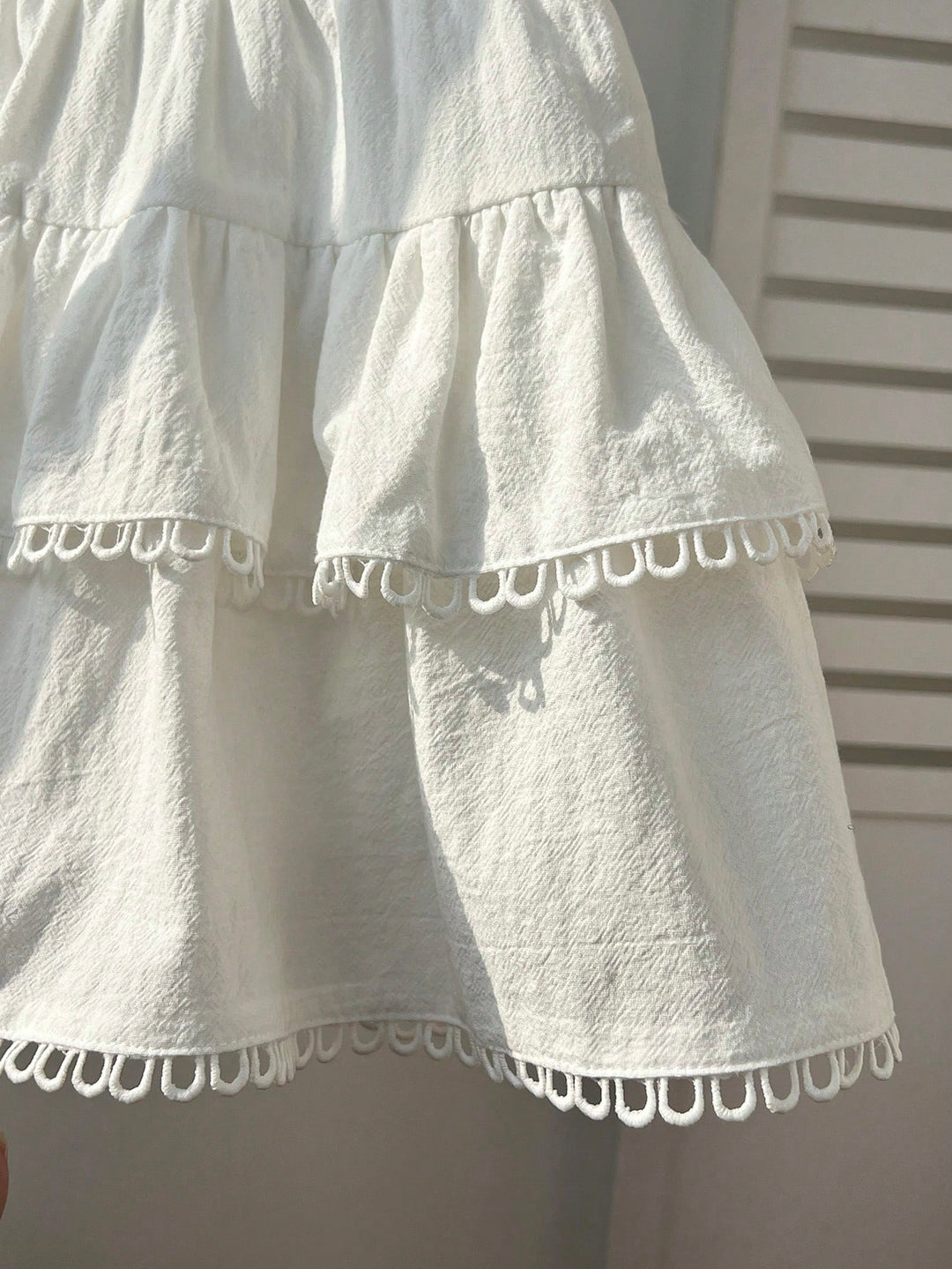 Pantaloni scurți SHEIN, alb