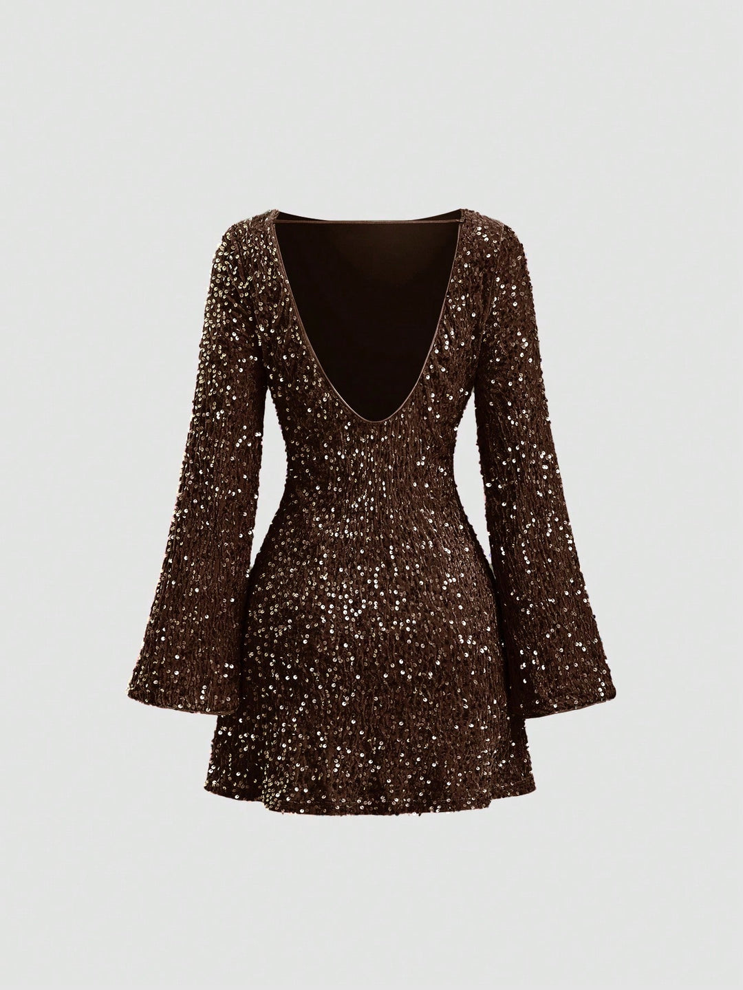 Rochie mini SHEIN, maro
