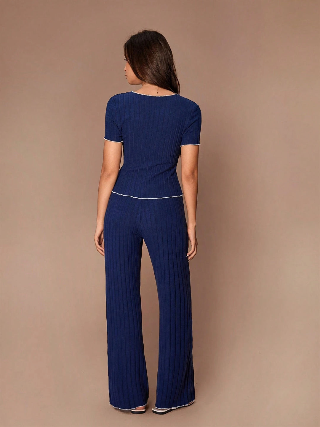 Compleu pijamale SHEIN, albastru