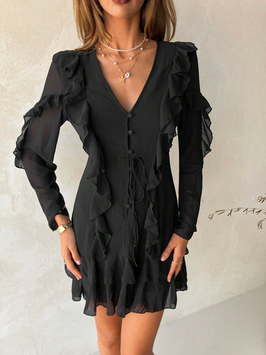 Rochie mini SHEIN, negru