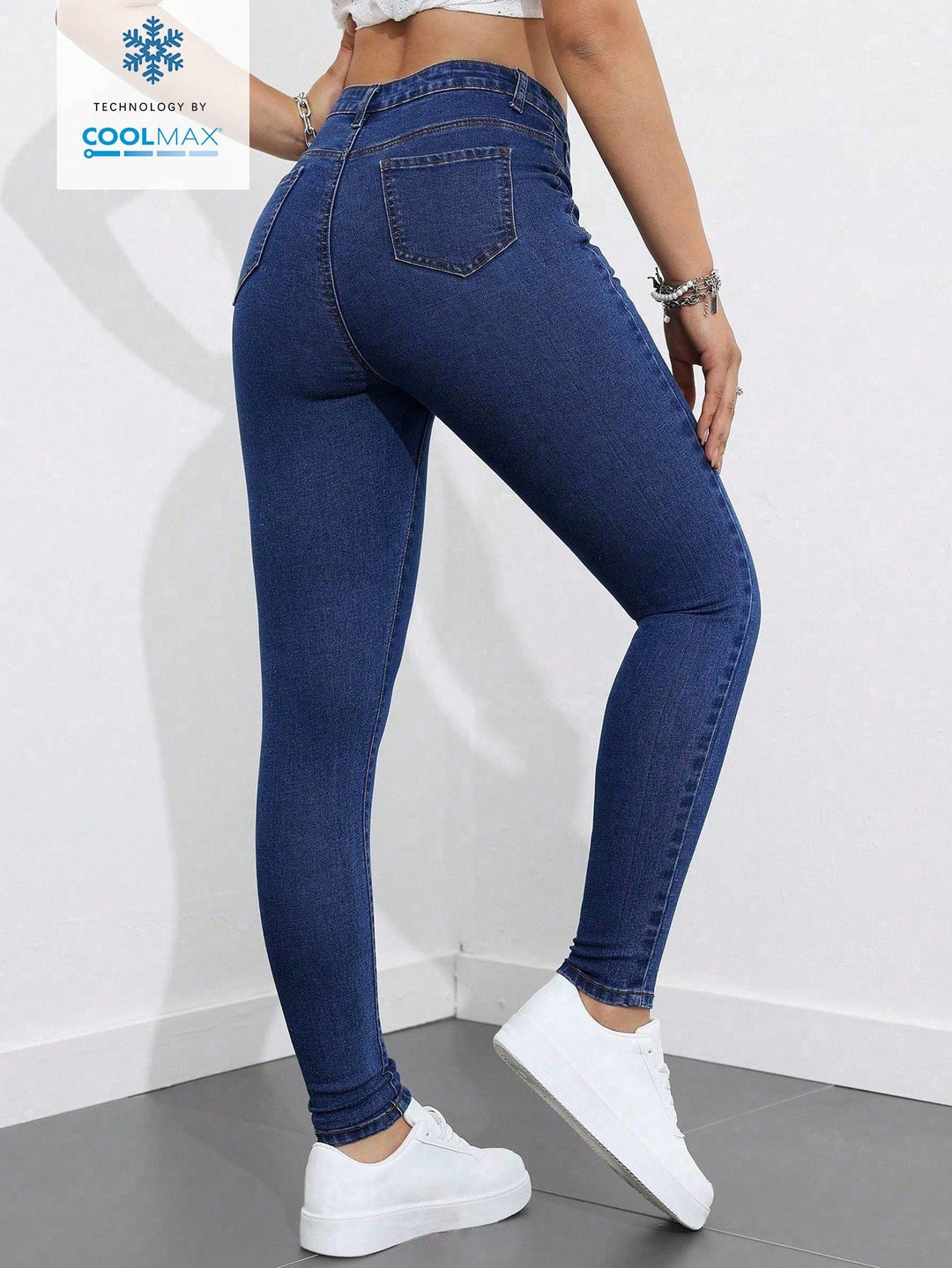 Jeans SHEIN, albastru