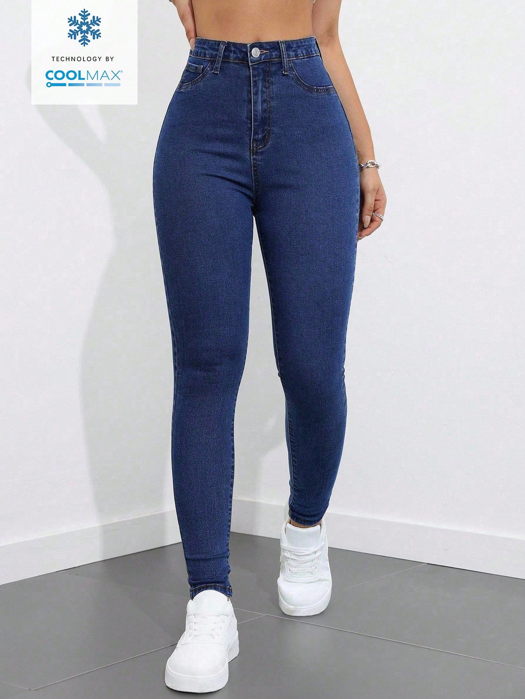 Jeans SHEIN, albastru