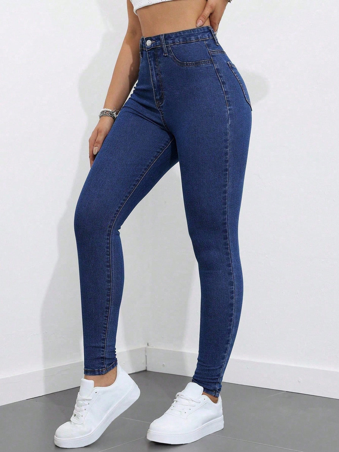 Jeans SHEIN, albastru