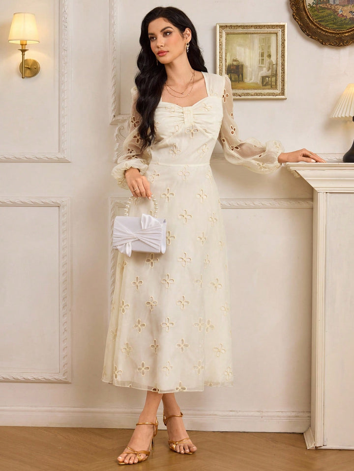 Rochie midi SHEIN, bej