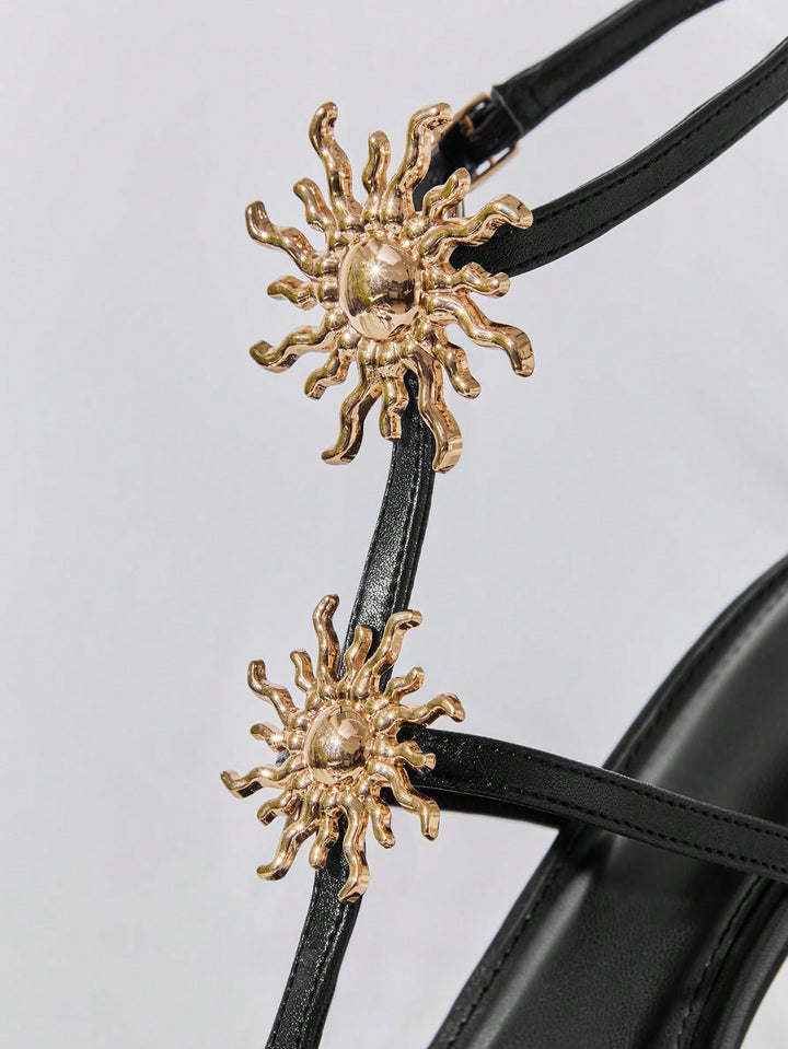 Sandale SHEIN, negru