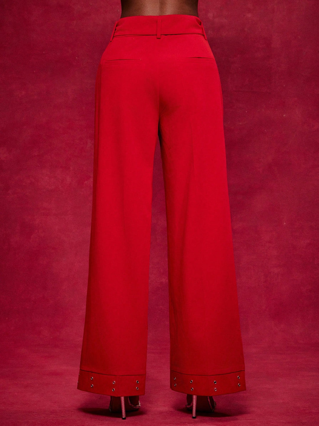 Pantaloni SHEIN, roșu