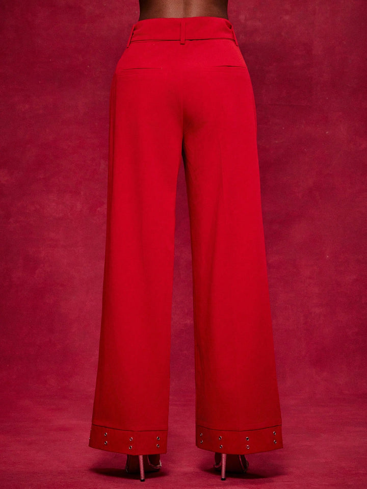Pantaloni SHEIN, roșu