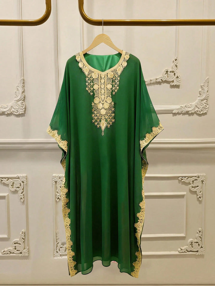SHEIN maxi ruha, zöld