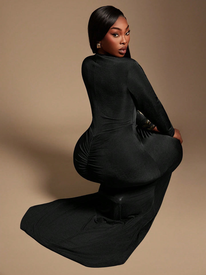Rochie maxi SHEIN, negru