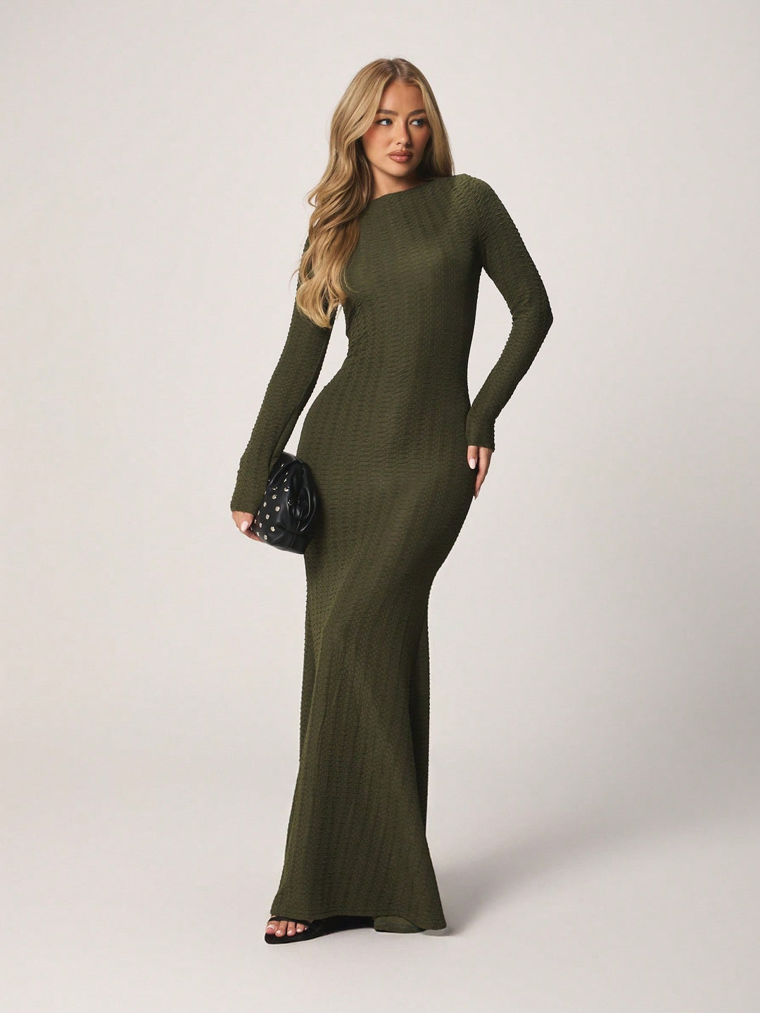 SHEIN Maxi Ruha, khakizöld